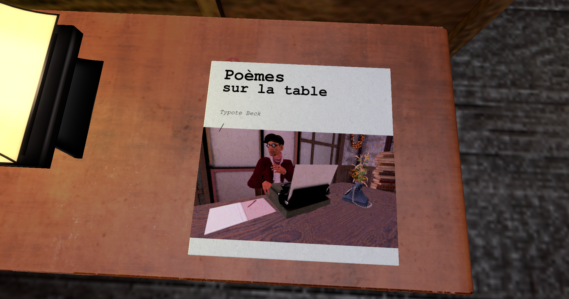 2 / Poème sur la table